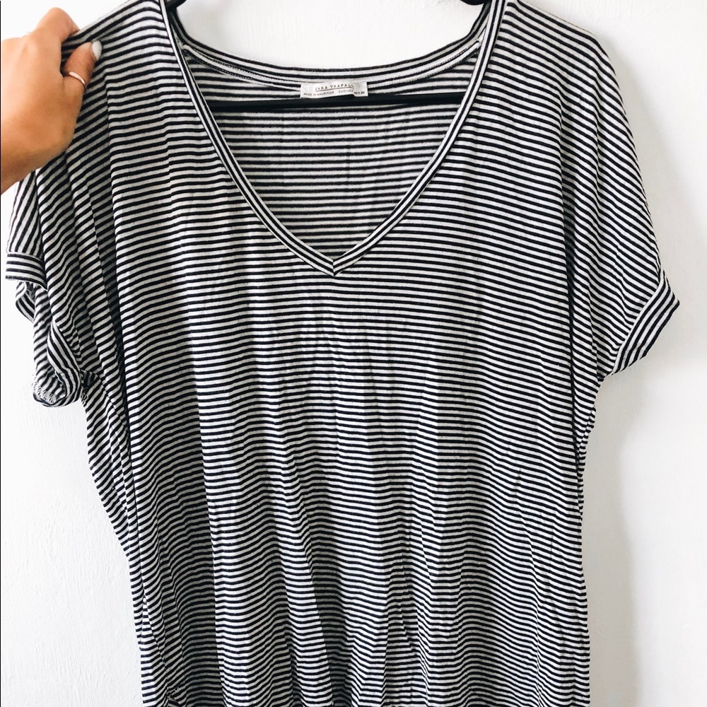 Zara stripped vneck